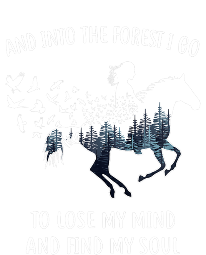 Horse Into The Forest I Go Horse Riding Funny Gift Insulated Varsity Jacket