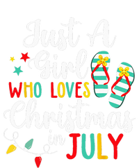 Just A Who Loves Christmas In Jully Summer Beach Women Zip Tote Bag