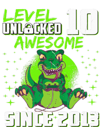 Level 10 Unlocked Awesome Since 2013 10th Birthday Gaming Canvas