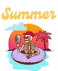 Retro Skeleton With Sunglasses Summer Goth Vacation Skull T-Shirt