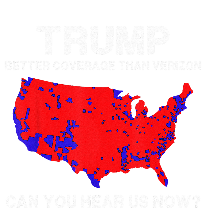 Trump Better Coverage Than Verizon Can You Hear Us Now Cropped Pullover Crew