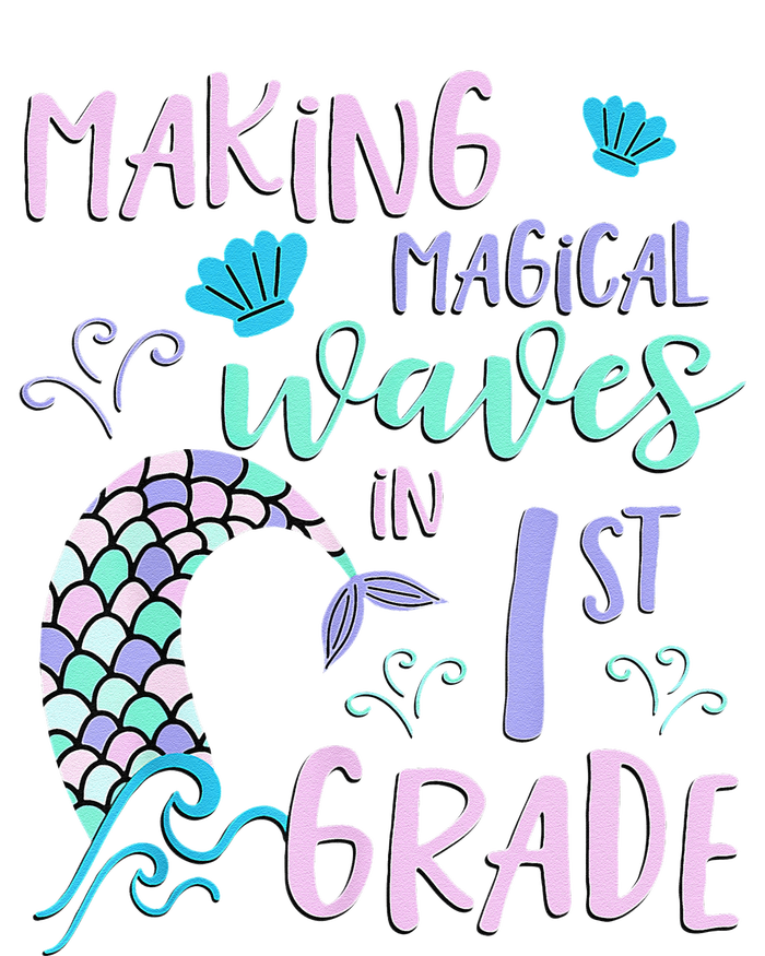 1st Grade Cute Mermaid Frist Day Back To School T-Shirt