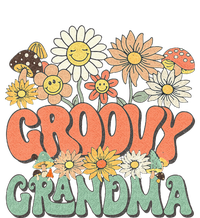 Groovy Grandma Floral Hippie Retro Daisy Flower Mothers Day T-Shirt