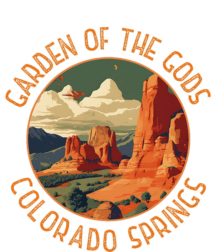 Garden Of The Gods Colorado Springs Distressed Circle Kids Hoodie