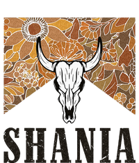 Howdy Shania Name Bull Skull Punchy Western Cowgirl Style T-Shirt