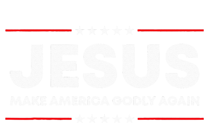 Jesus Make America Godly Again Patriotic Christian Faith USA Sweatshirt Cinch Pack Bag