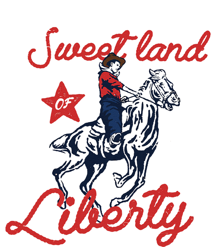 Liberty City Cowboy 4th Of July Sweet Land Liberty Cowboy Long Sleeve Shirt