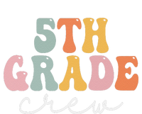 5th Grade Crew Retro Groovy Funny Happy First Day Of School T-Shirt