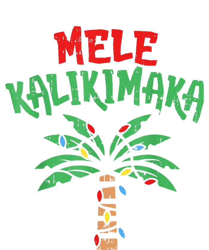 Christmas Mele Kalikimaka Palm Tree Hawaiian Lights In July T-Shirt