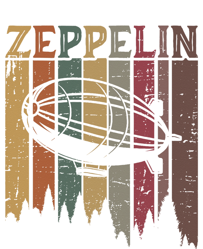 Retro Zeppelin 70s 80s Dirigible Airship Zepelin Zepplin Sustainable Knit Beanie