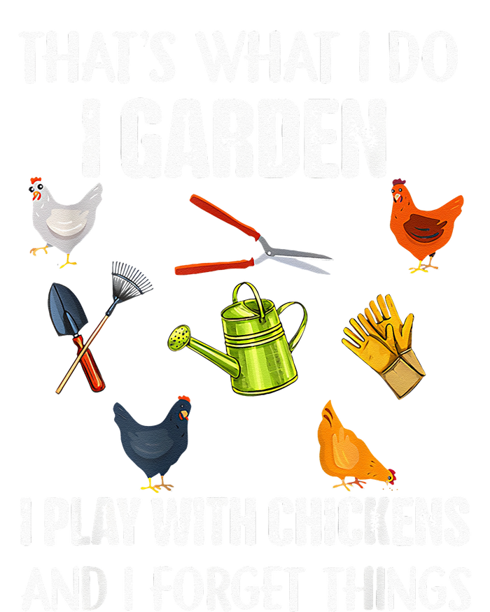 Thats What I Do I Garden I Play With Chickens Forget Things Baby Long Sleeve Bodysuit