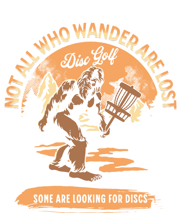 Disc Golf Not All Who Wander Are Lost Funny Sarcastic Women's Strappy Tank