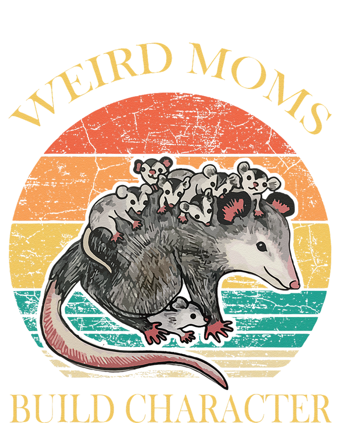 Weird Moms Build Character Opossum Pom Pom 12in Knit Beanie