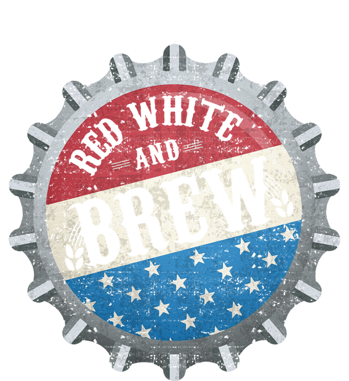 Red White And Brew 4th Of July Craft Beer Father T-Shirt