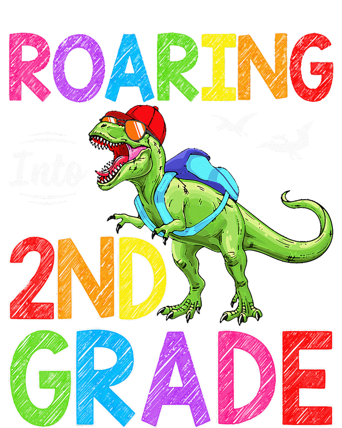 Roaring Into 2nd Grade Dinosaur Students Back To School T-Shirt