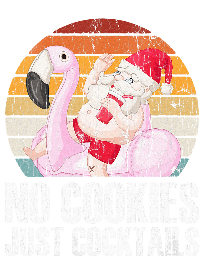 No Cookies Just Cocktails Funny Christmas In July T-Shirt