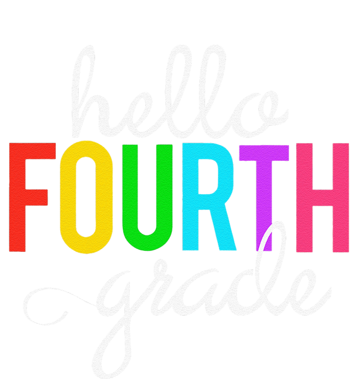 Hello Fourth Grade 4th First Day Of School Bright Teacher Hoodie