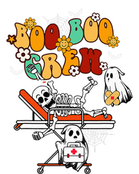 Boo Boo Crew Ghost Doctor Paramedic Nurse Halloween Groovy Flat Bill Trucker Hat