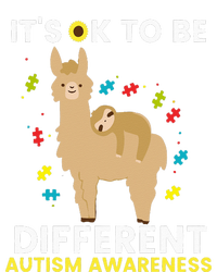 Autism Awareness It's Ok To Be Different Sloth Llama Impact Tech Backpack