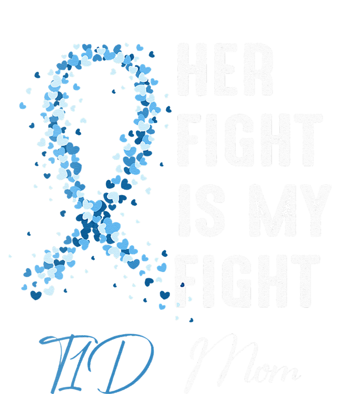 Her Fight Is My Fight T1D Mom Type 1 Diabetes Awareness Sustainable Knit Beanie