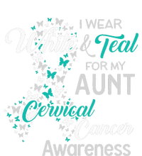 I wear White and Teal for my Aunt Cervical Cancer T-Shirt