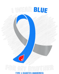 I Wear Blue For My Brother Type 1 Diabetes Awareness T-Shirt