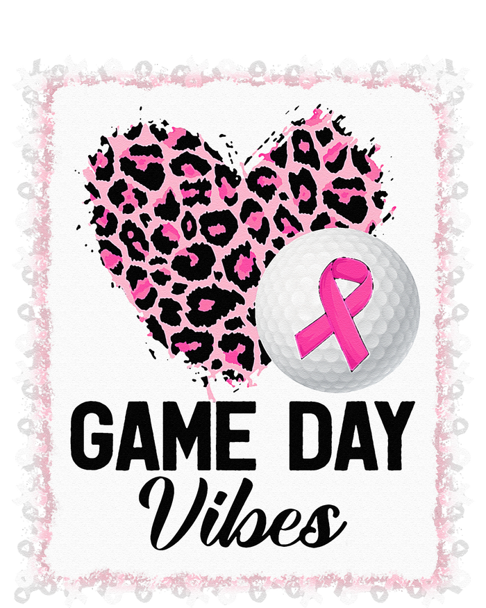 Leopard Golf Game Day Vibes Breast Cancer Awareness Women’s Perfect Tri Rocker Tank