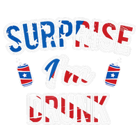 Surprise I'm Drunk Beer 4th of July American Flag T-Shirt