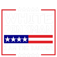 White And Pinkman I Am The Danger Women's Knotted Racerback Tank