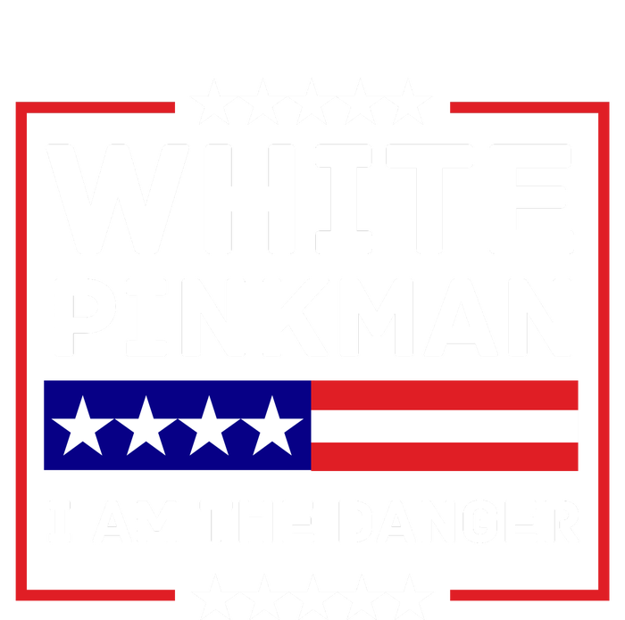 White And Pinkman I Am The Danger Women's Knotted Racerback Tank