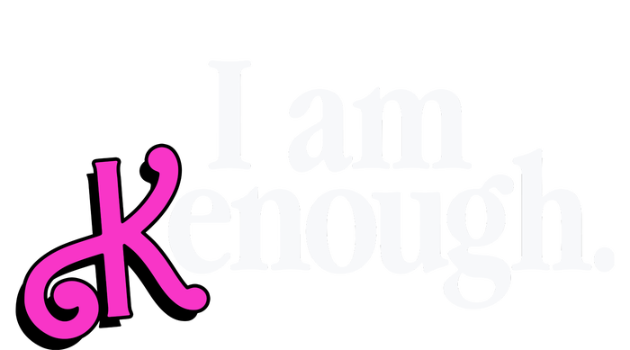 I Am Kenough Funny I Am Kenough For Men Kids Long Sleeve Shirt