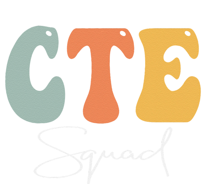 CTE Squad Retro Groovy Vintage Happy First Day Of School T-Shirt