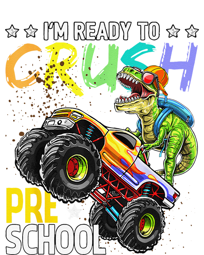 Im Ready To Crush Preschool Dinosaur First Day Of School Wool Snapback Cap