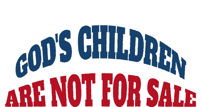 Funny God's Children Are Not For Sale USA Flexfit Unipanel Trucker Cap