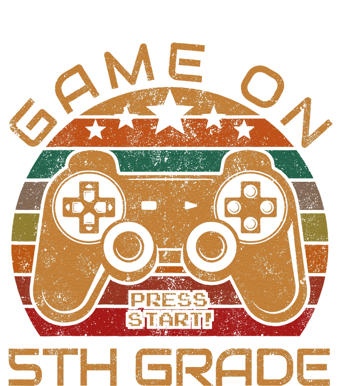 Game On 5th Grade First Day Gamer Gift Back To School T-Shirt