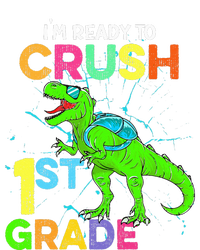 I'm Ready To Crush 1st Grade Dinosaur Back To School V-Neck T-Shirt