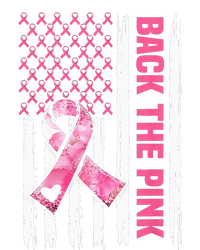 Back The Pink Warrior Flag American Breast Cancer Awareness T-Shirt