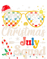 Christmas In July Squad Sunglasses Summer Beach Funny Xmas Women's Perfect Tri Rocker Tank