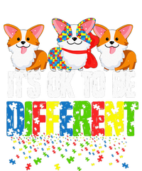 Autism Awareness Day Corgi It's Ok To Be Different Tall Sweatshirt