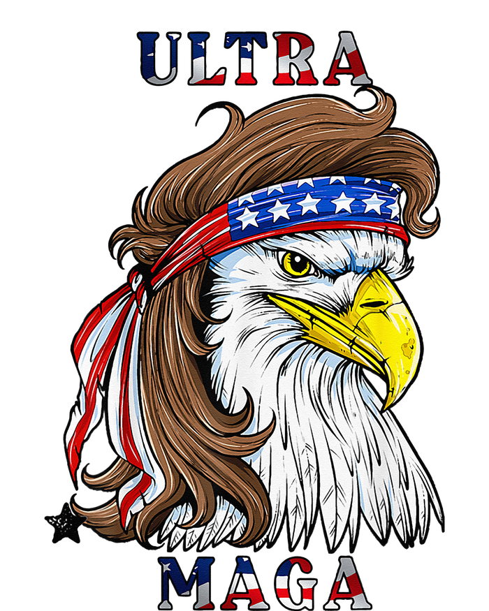 ultra maga eagle mullet merica 4th of july american flag Cooling Performance Crew T-Shirt