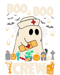 Vintage Boo Boo Crew Nurse Ghost Funny Halloween Costume Flat Bill Trucker Hat