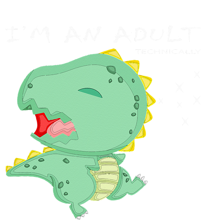 I'm an Adult Technically Funny 18th Birthday Women's Perfect Tri Rocker Tank