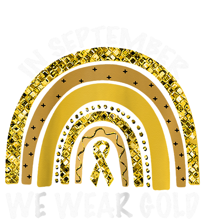 In September We Wear Gold Childhood Cancer Awareness Womens California Wash Sweatshirt