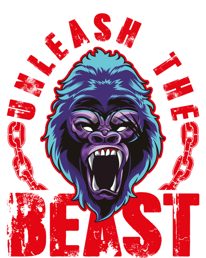 Gorilla Unleash The Beast Gym Mode Fitness Motivation Quote Gift T-Shirt