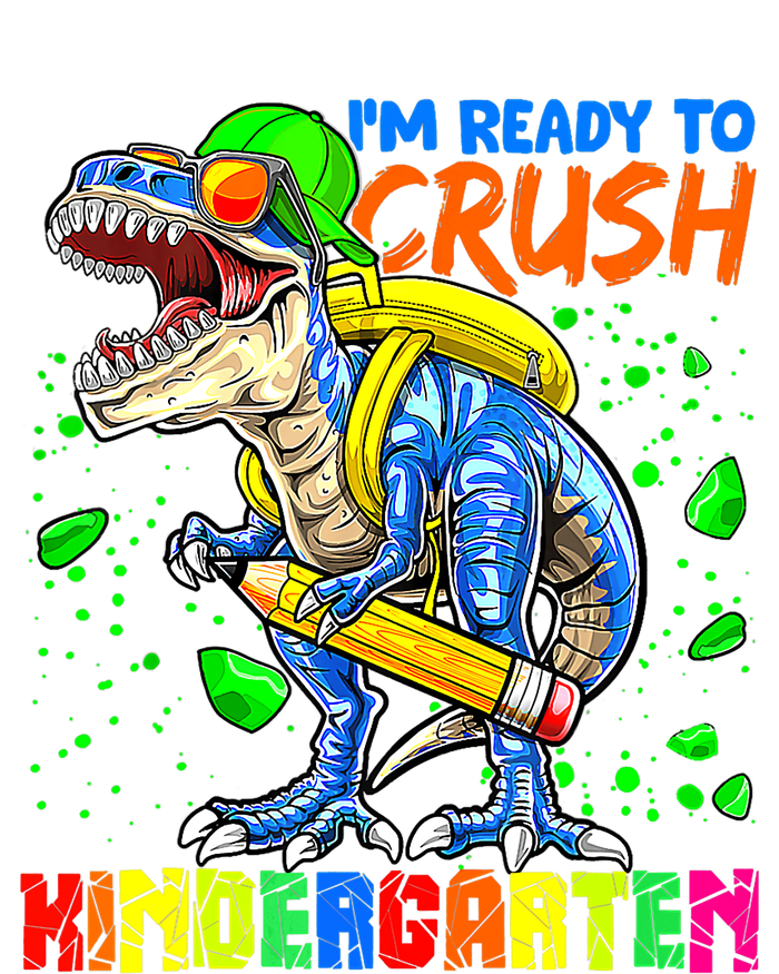 Im Ready To Crush Kindergarten T Rex Dino Holding Pencil Women’s Perfect Tri Rocker Tank