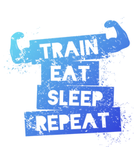 Gym Gift Train Eat Sleep Repeat Gift Hoodie