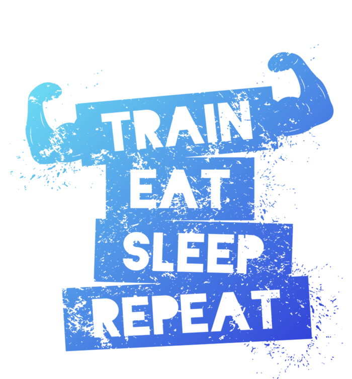 Gym Gift Train Eat Sleep Repeat Gift Hoodie