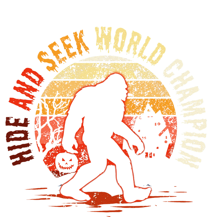 Bigfoot Hide And Seek World Champion Sasquatch Halloween T-Shirt