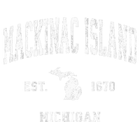 Mackinac Island Michigan MI Vintage Athletic Sports Design Legacy Cool Fit Booney Bucket Hat