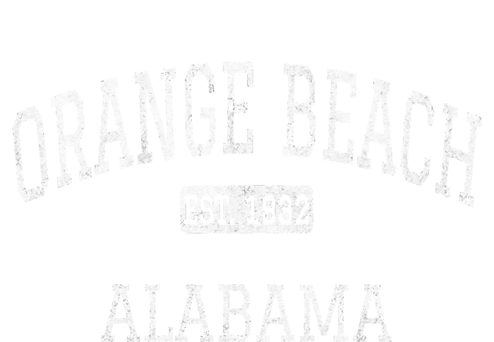 Orange Beach Alabama AL Vintage Women's Long Sleeve Flannel Pajama Set 